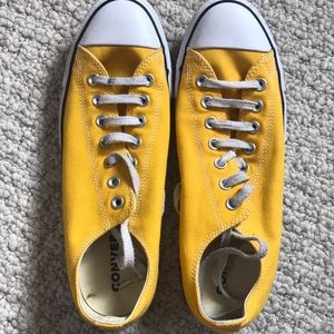 Yellow Converse All Stars